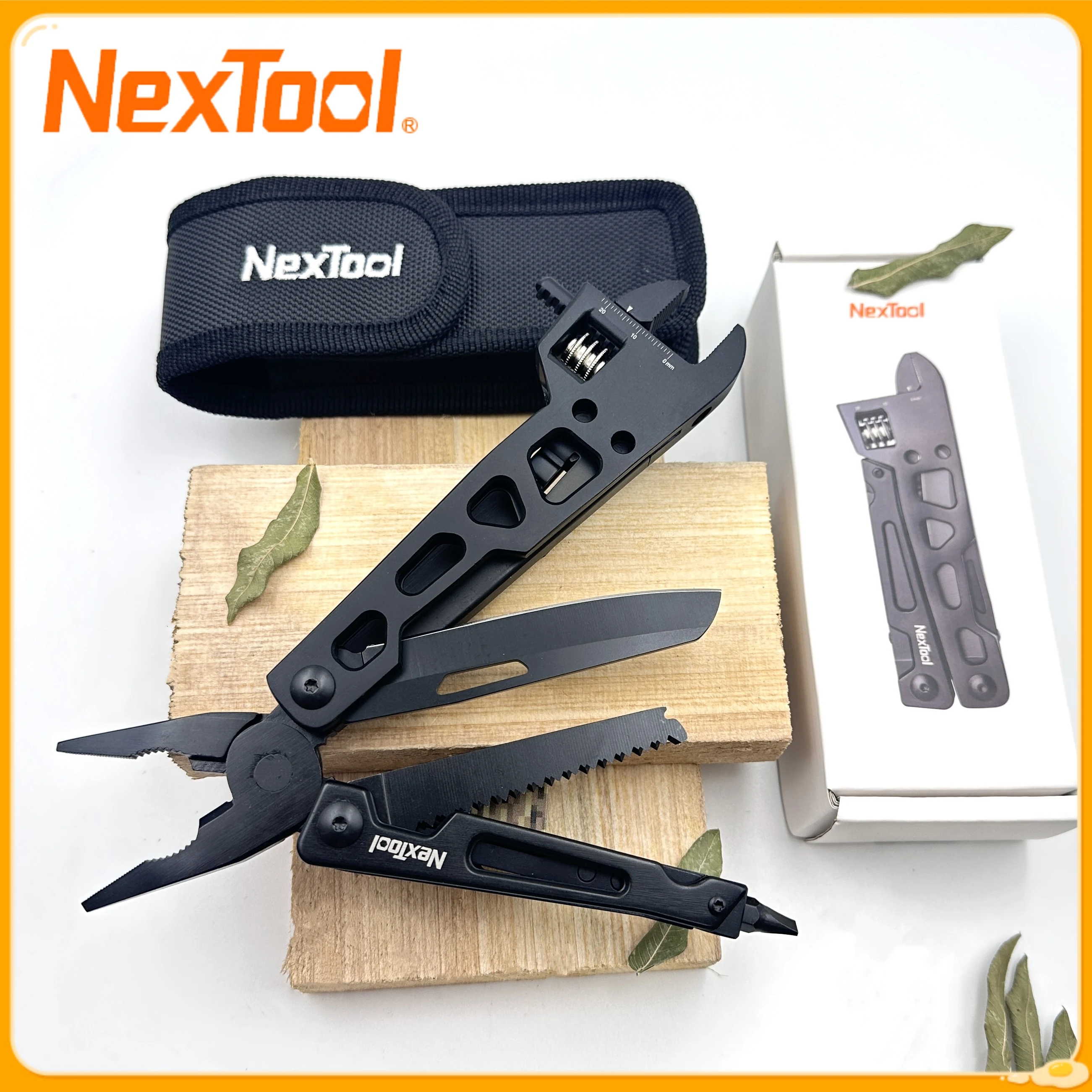 

NexTool 9 в 1, многофункциональный инструмент, весы, фиксированный гаечный ключ, нож, складной набор ручных инструментов, плоскогубцы, отвертки, деревообрабатывающие пилы, инструменты для обработки древесины