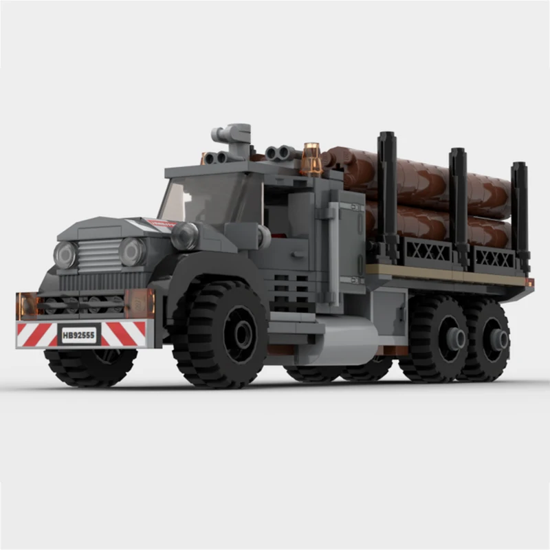 City Vehicle Series Vintage Logging Truck Building Blocks Model Bricks Display Collection Children's Toys Gifts 316PCS