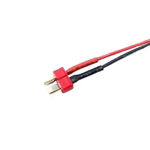 RC LiPo Battery T Plug to SM Adapter Cable, 20AWG Silicone, 10cm, F-F/M-M/M-F, for Car/Boat/Airplane
