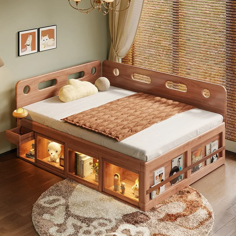 Decorazione per ragazze Letti per bambini Luxuce Letti per bambini in stile moderno nordico semplice Design singolo Mobili in legno personalizzato Lettino Per Bambini