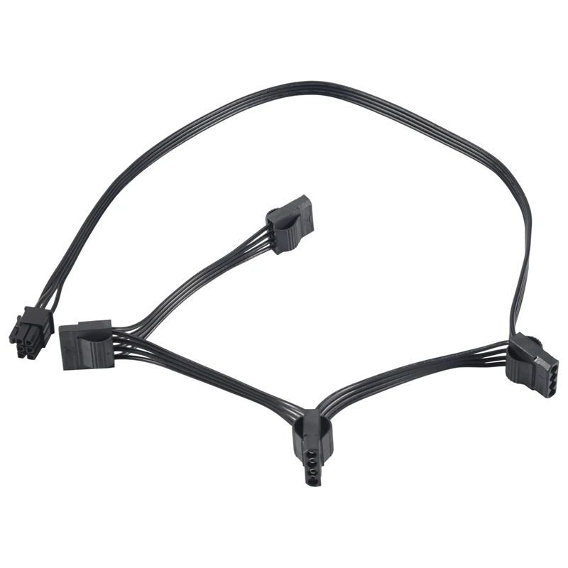 6Pin To 4 Molex Modular Power Supply Cable 6Pin To 4 IDE Cable For CORSAIR RM1000X RM850X RM750X RM650X RM550X Modular