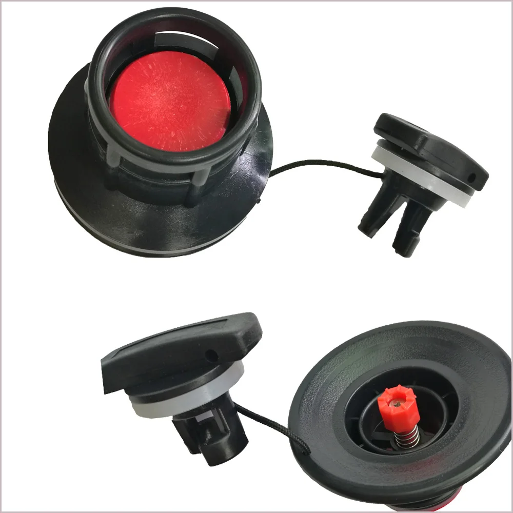 PVC Air Nozzle Valve 8 Groove Air Valve Caps for Inflatable Rubber Dinghy Raft Pool Fishing Boat