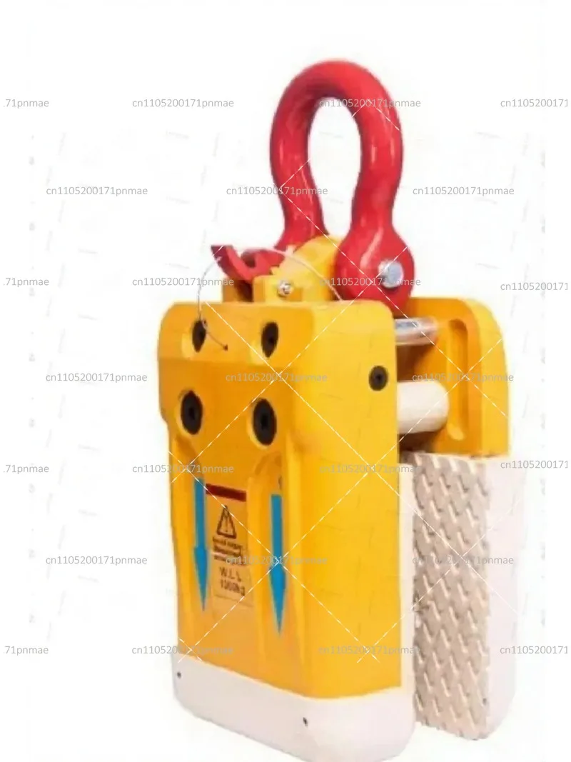 Stone Slab Lifter Clamp 1000kg Capacity 15-50mm Grip Range for Granite Marble Lifting Tool