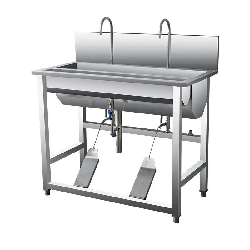 حوض تجاري من الفولاذ المقاوم للصدأ حوض الفندق مصنع أغذية رياض الأطفال حوض دواسة القدم #1