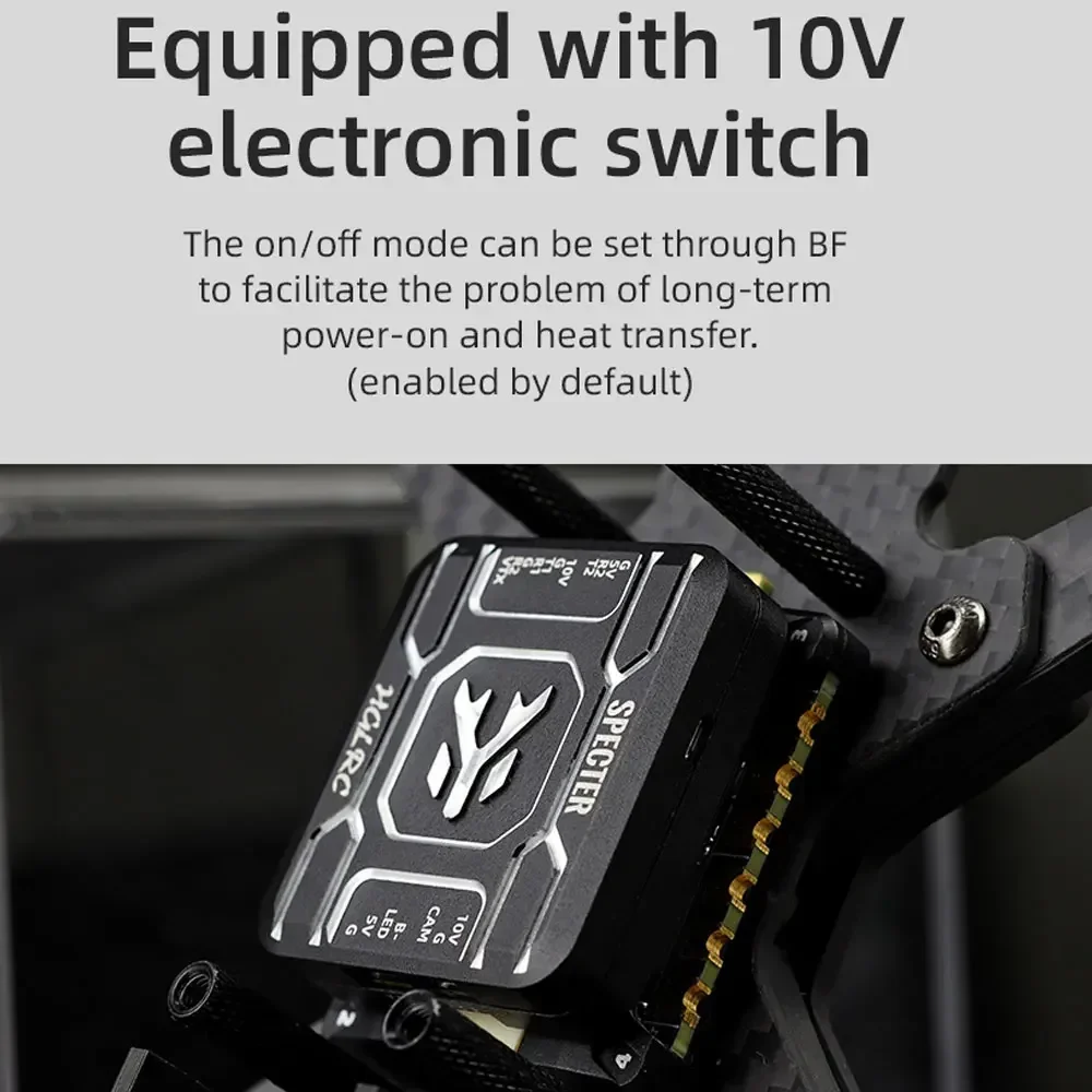 HGLRC SPECTER F722 Mini FC - MPU6000، OSD، BARO، 16 ميجابايت، Dual BEC، 20 × 20 مم، 2-6S، لـ FPV Freestyle