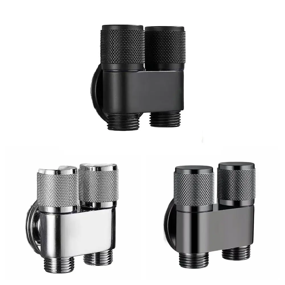 

Новый смеситель для стиральной машины из сплава, 1 дюйм, G1/2, смеситель для кухонной мойки, треугольный клапан, двойной регулирующий клапан, раковина