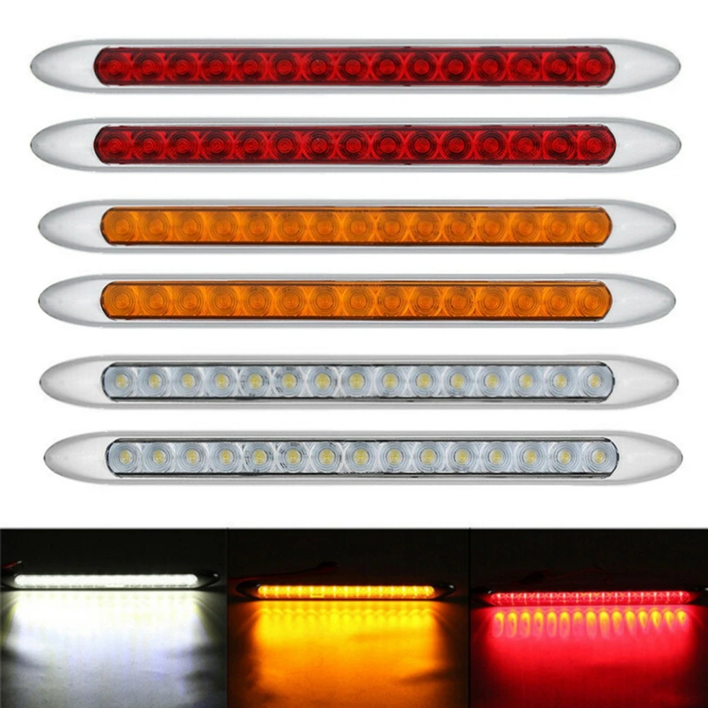 

2PCS Car Light Assembly Tail Light Rear Lamps Waterproof Brake Stop Reverse Lamp For Trailer Truck Car Caravan Light 12V 24V