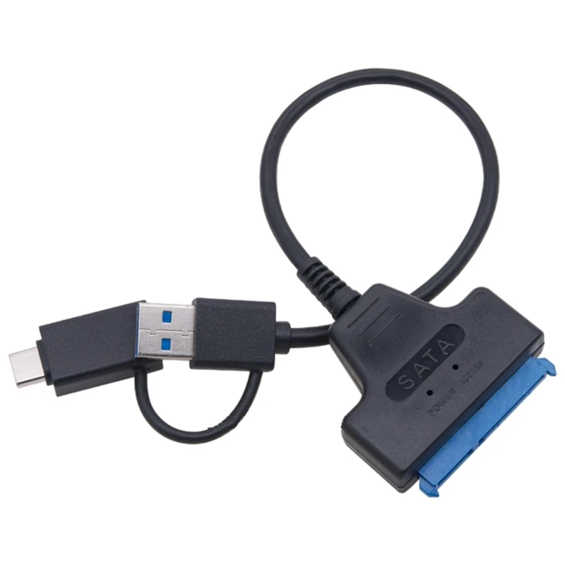 USB A+C to Connection Cable for 2.5 Inch HDD Fast 450M/s Speed, Easy