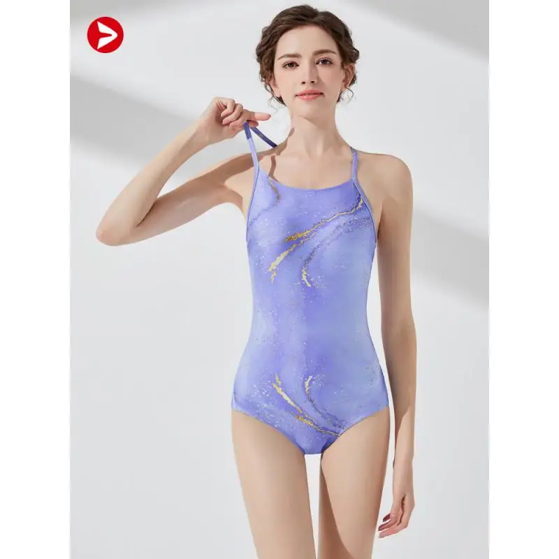 ワンピース水着-レディース-ハイエンド-コンサバティブ-お腹カバー-痩身水着-競技トレーニング-プロ水着