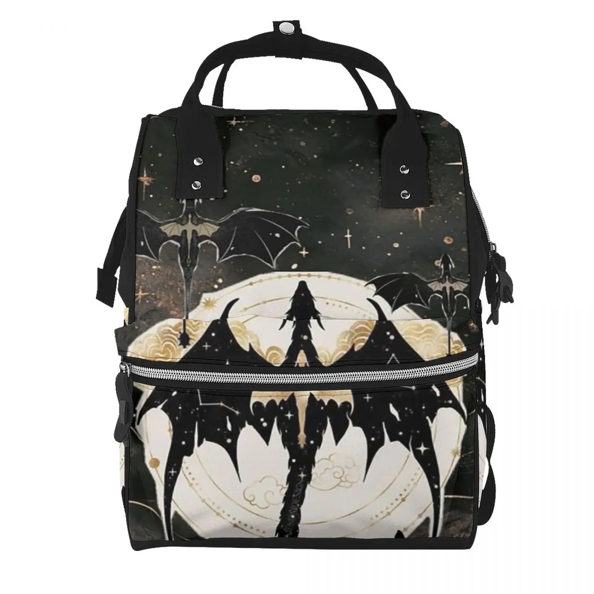 Fourth Wing Dragon Student Backpack School Bag Hiking Travel Daypack for Men Women Bookbag Shoulder Bags