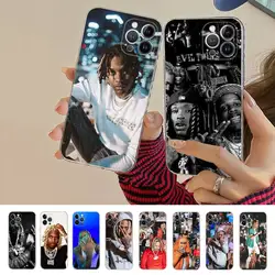 YNDFCNB Rapper lil Durk Phone Case For iPhone 14 13 12 Mini 11 Pro XS Max X XR SE 6 7 8 Plus Soft Silicone Cover
