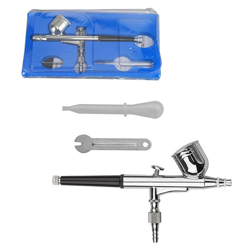 

Double adjustment gravity feed 130 spray gun for tattoo body painting model spray paint precision spray aerosol spray gun tool