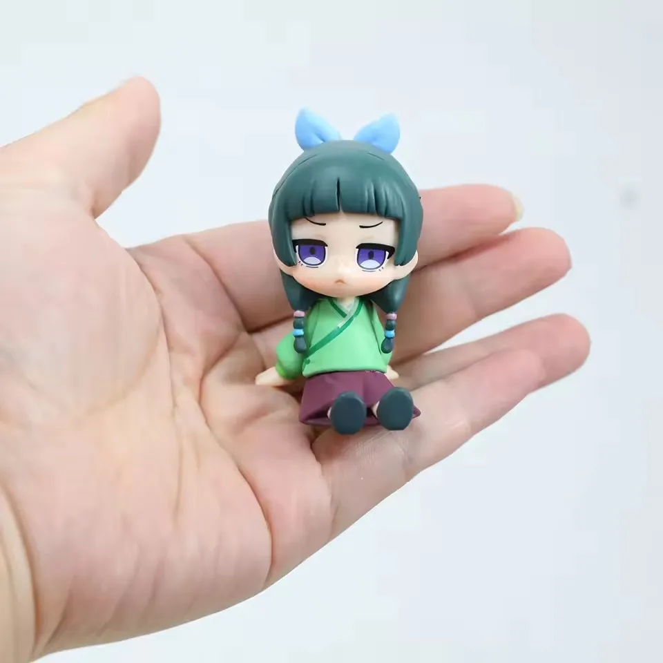 يوميات الصيدلية Maomao Jinshi Q نسخة شخصية صغيرة أنيمي محيط Kawaii يجلس اللعب سطح المكتب سيارة الحلي نموذج الهدايا