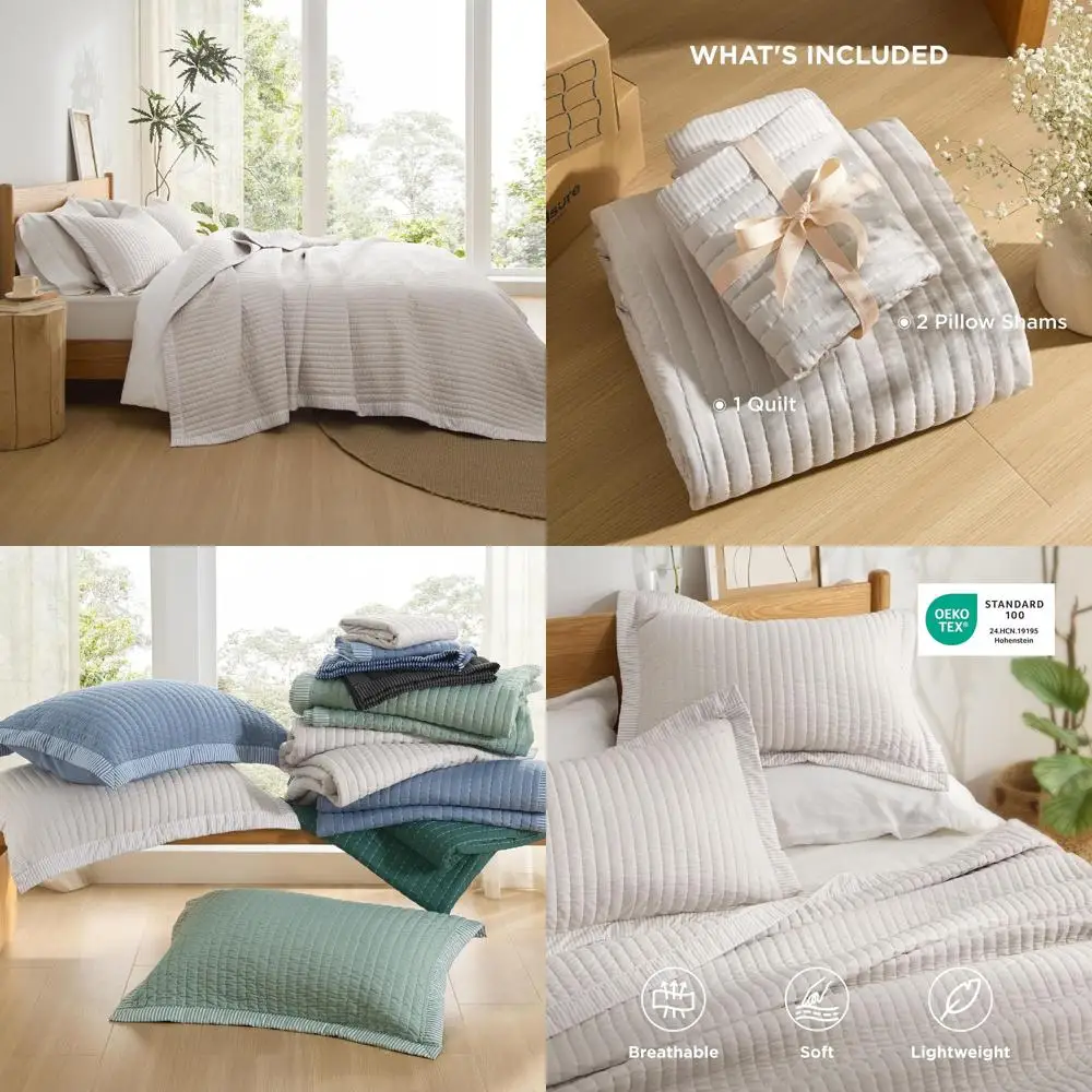 

Квилт размера King Size - Комплект постельного белья King Size: покрывало, накидка, одеяло, легкое вельветовое покрывало, комплект из 3 предметов, 106x96 дюймов