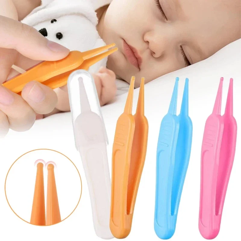 

Baby Booger Clip Infants Ear Nose Navel Clean Tools Kids Safety Tweezers Cleaning Forceps Toddler Nasal Cavity Care Supplies