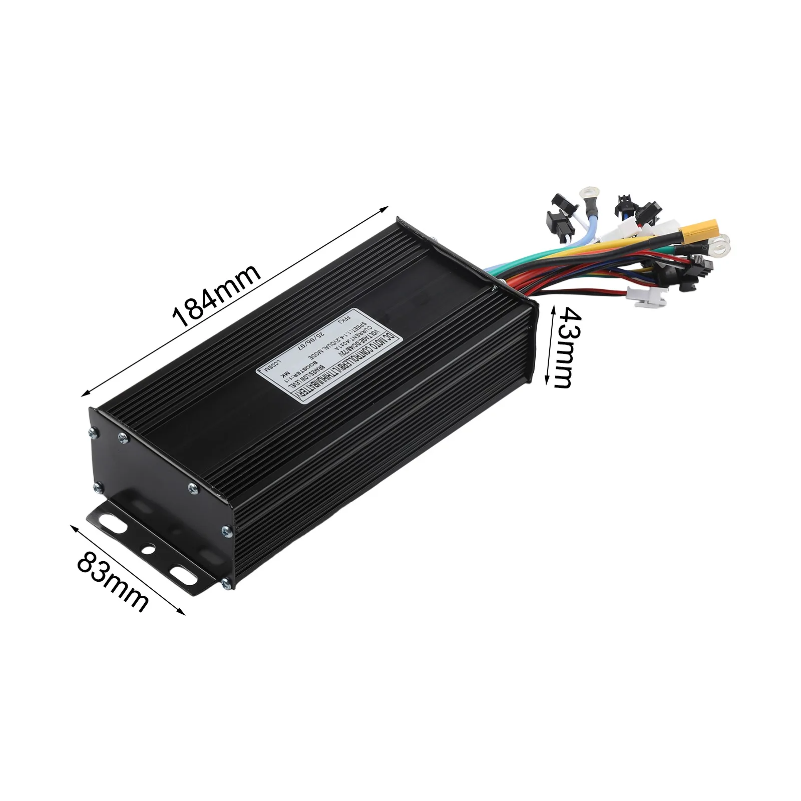 

Intelligent 3 Mode Ebike Controller 48V 72V 40A for Brushless Motors Enhanced Performance with Aluminum Alloy Shell