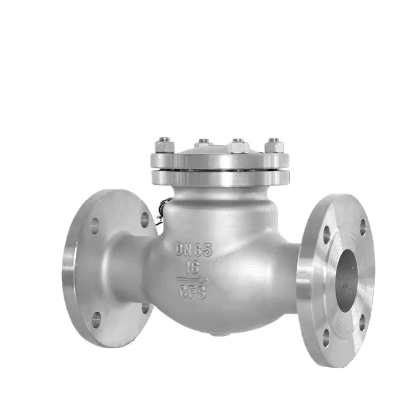 For 304 Flange Swing Single Disc Check Valve, High Pressure Steam Stainless Steel 316L Check Valve