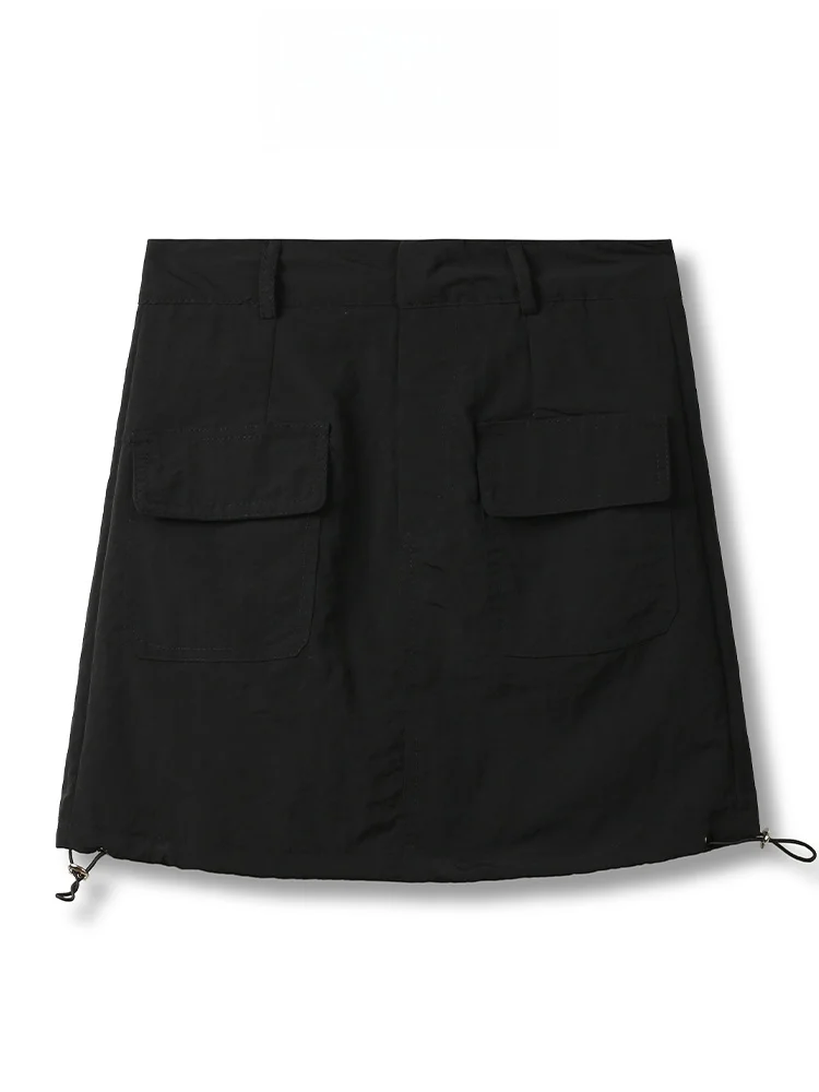 

Летняя коллекция 2024: Женская короткая юбка А-силуэта с высокой талией, в стиле ретро, корейский стиль, для стройнящего эффекта, в стиле Hot Girl