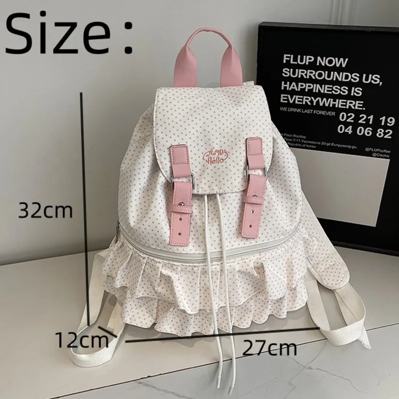 حقيبة ظهر مخططة بنمط بريبي الياباني ذات سعة عالية ومتعددة الاستخدامات حقيبة كتب برباط حقيبة مدرسية كاجوال للطلاب حقيبة ظهر نسائية #6