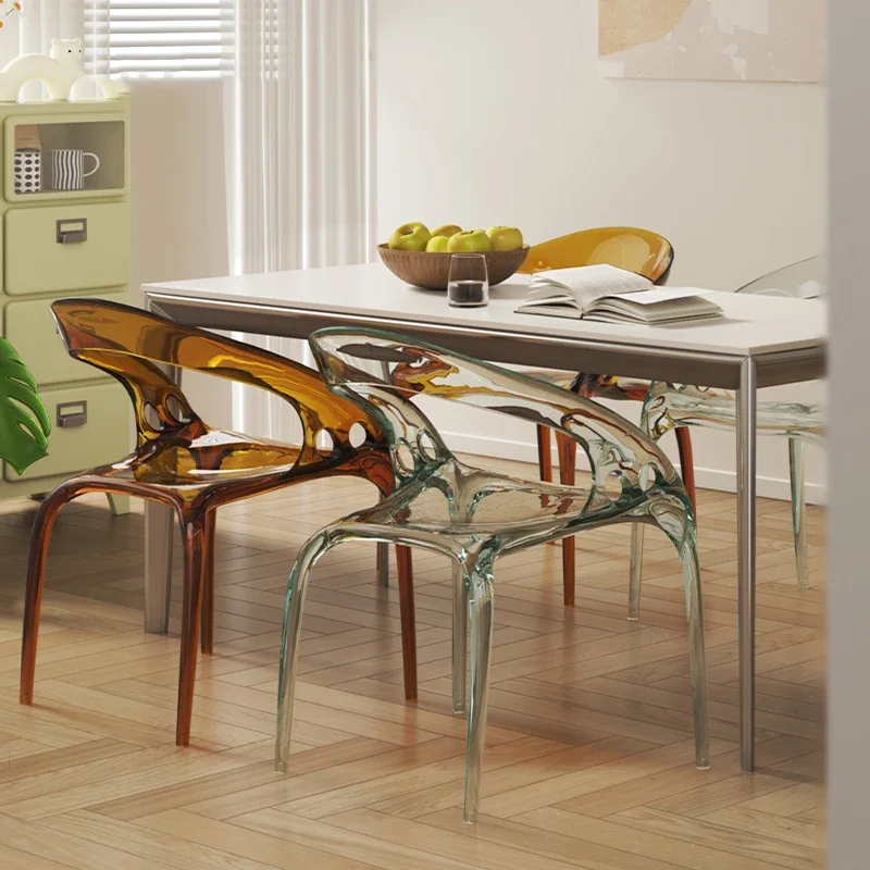 كرسي فاخر Loungefly غرفة الطعام كراسي بلاستيكية مساعدة خمر أثاث الفناء في الهواء الطلق مجموعة صالة ماكياج لينة Stoelen