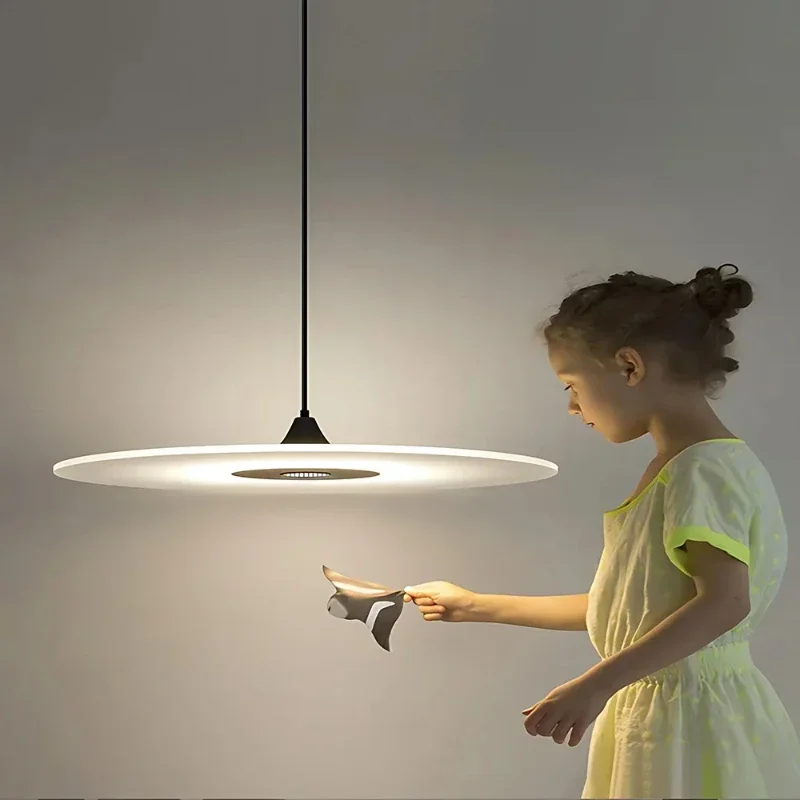 Nordic Salon Chandeliers Designer Minimalism Acrylic Led Lights Modern Home Decoration Living Room Dining Bedroom Pendant Lamp