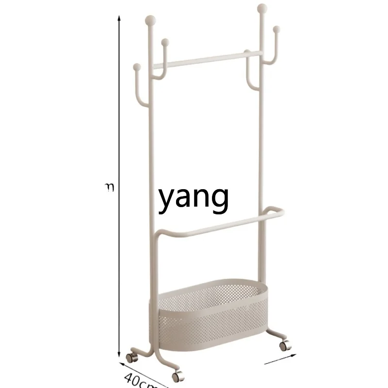 Lmm floor-to-ceiling bedroom hanger household simple simple clothes storage rack