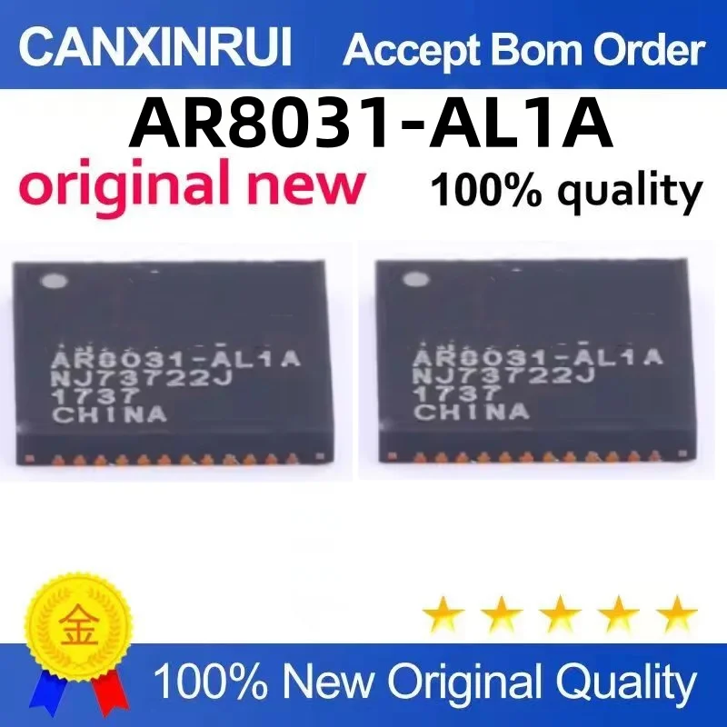 

New AR8031 AR8031-AL1A AR8031-AL1B QFN48 Ethernet Gigabit Network IC