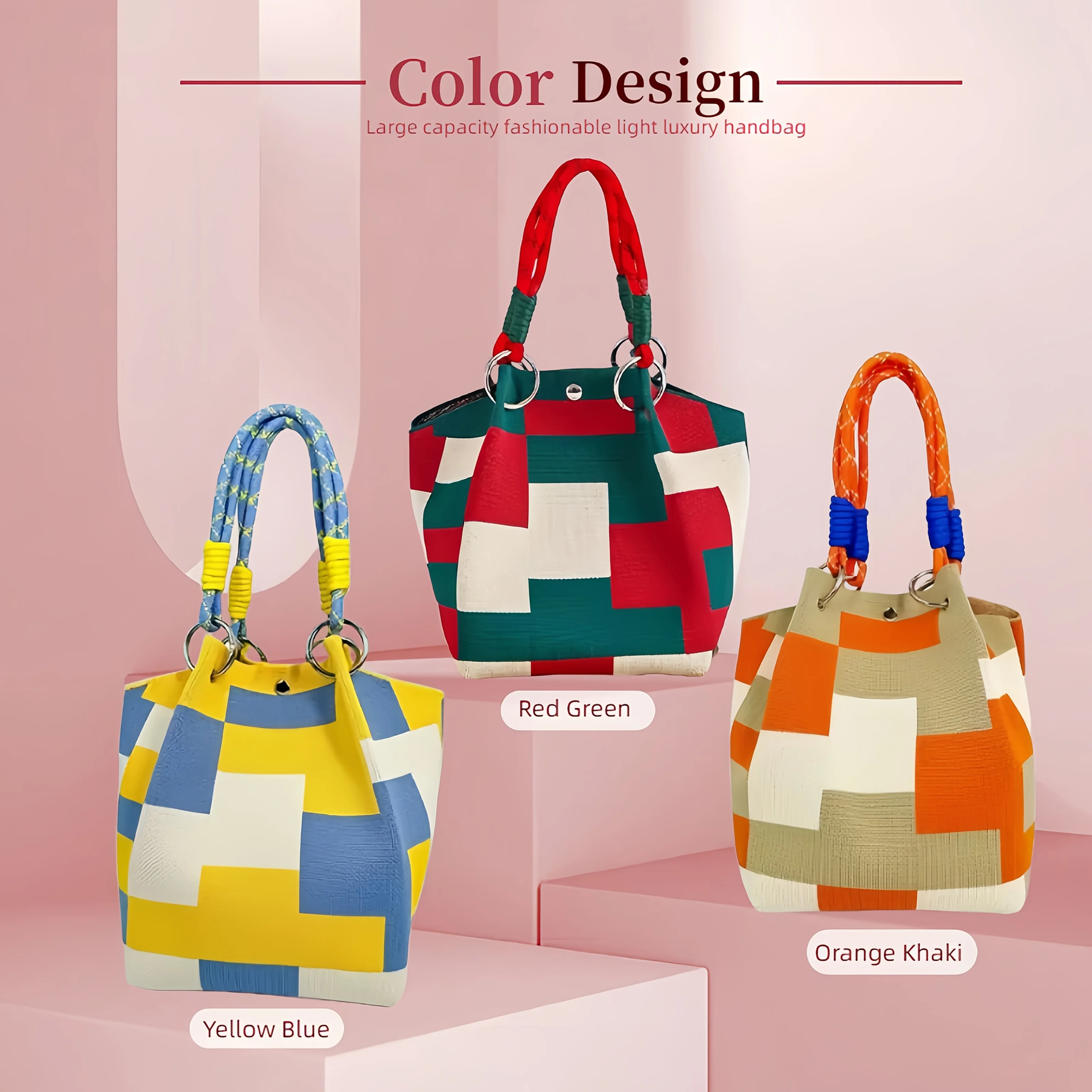 New Women's Handbag, Lightweight Tote Bag, Suitable for Carrying Essentials Like A Phone, Wallet, Cosmetics, Perfect for Daily