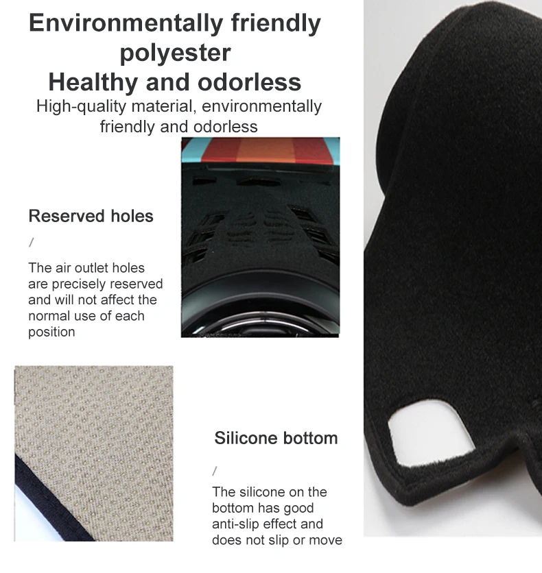 لشركة هيونداي كريتا اكسسوارات IX25 2021 ~ 2025 غطاء لوحة القيادة حصيرة واقية من الشمس تجنب الشمس مكافحة القذرة السجاد الداخلية اكسسوارات السيارات