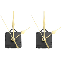 2Pcs Quartz Clock Movement Replacement Hand Mechanisms Plastic Parts DIY Accessories Long Shaft Mechanism Clock Supplies Durable
