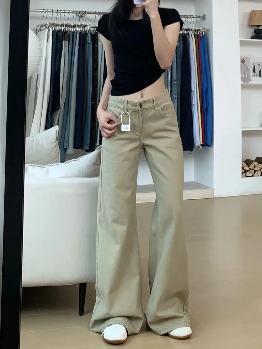 بنطال ذو قصة أرجل واسعة منقوشة للنساء شتوي من الصوف سروال قصير سميك للتحكم في البطن بطانة شيربا ثقيلة الوزن منقوشة بطبقات نسائية #4