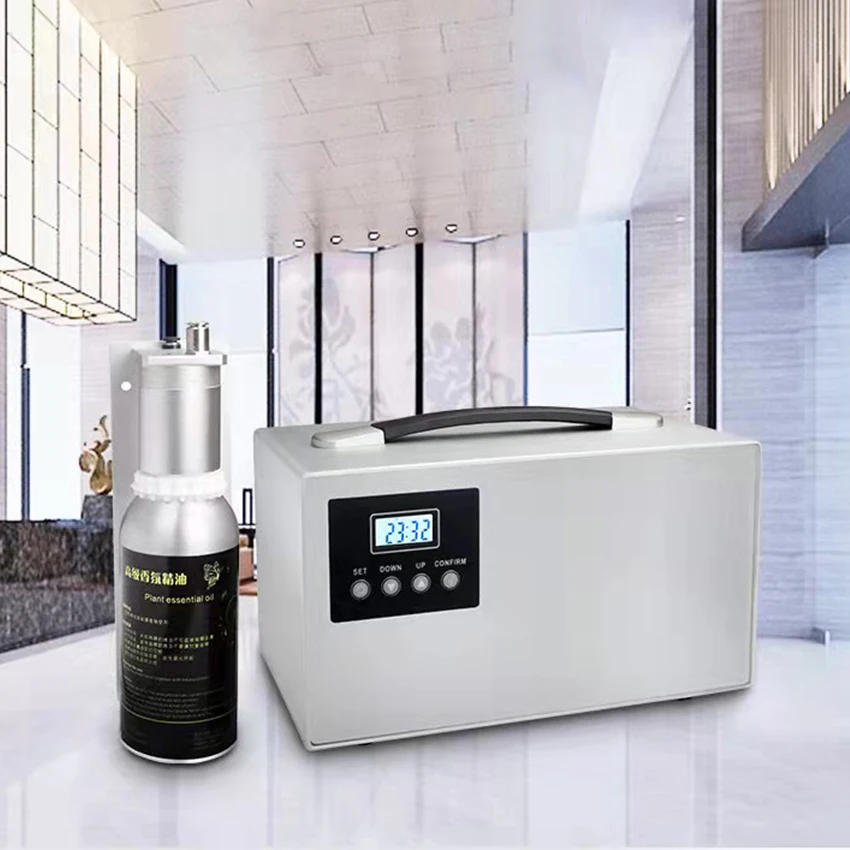 

Oil HVAC System Intelligent Aroma Diffuser Machine Electric Smell Air Sprayer Device 3000CBM Large Coverage Area 500ml Essential