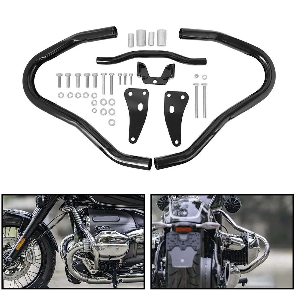 

Applicable to:BMW R18 motorcycle guard bar modified engine bumper engine anti-drop protective bar accessories