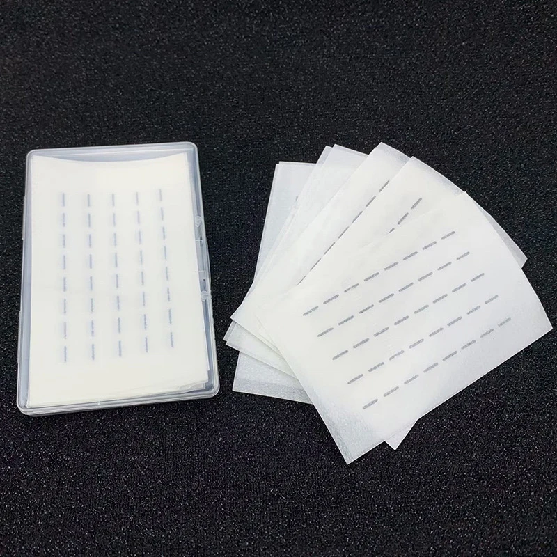 New 200Pcs/BoxGlueless Fake Eyelashes Self Adhesive Strip Line Waterproof Reusable Glue-Free Eyelash Glue Strip False Eyelashes