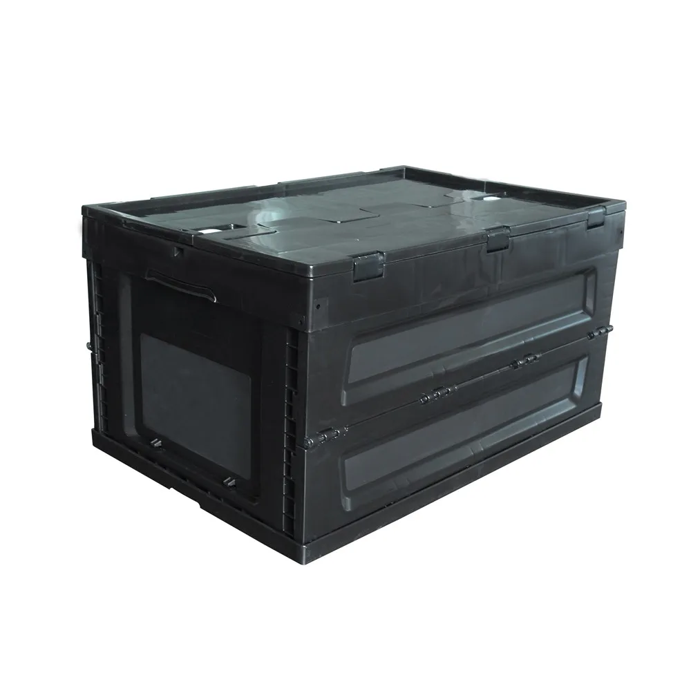 

60*40*32 см складная пластиковая коробка/контейнер/ящик с крышкой