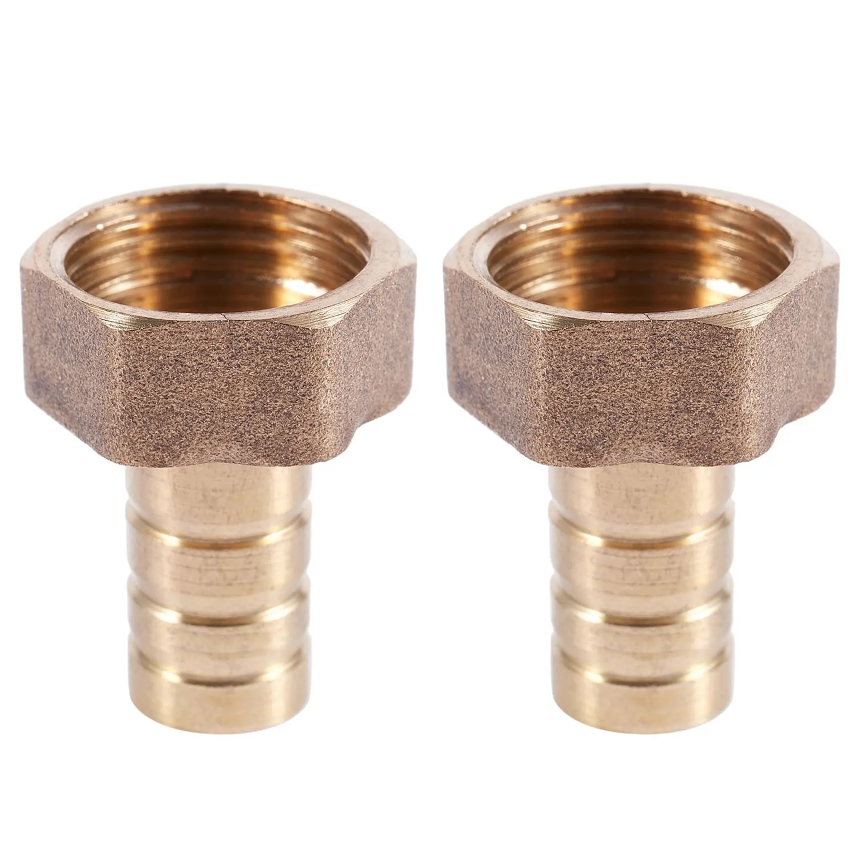 

2pcs 12mm Hose Barb 1/2BSP Female Thread Quick Joint Connector Adapter Gold