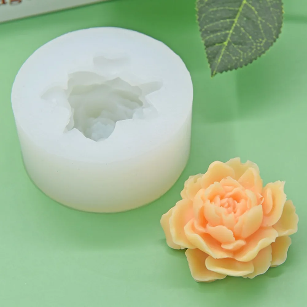 Flower Handmade Candle Silicone Mold DIY Rose Soap Resin Crystal Making Tool Wedding Birthday Party Chocolate Cake Decor Gifts