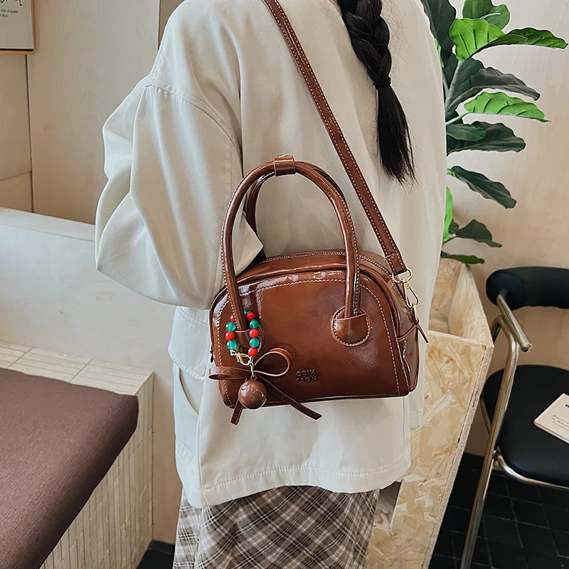 

2025 Trending Women's HandBag with X-mas Charm New High-End Textured Shoulder Purse Versatile Crossbody Bag for Outings,Commute