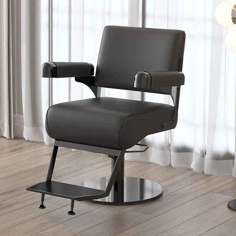 كرسي حلاق جماليات إبداعية فريد من نوعه من الشمال الحديث كرسي حلاق ساحر تصميم مريح أثاث تجاري سيلا باربيريا