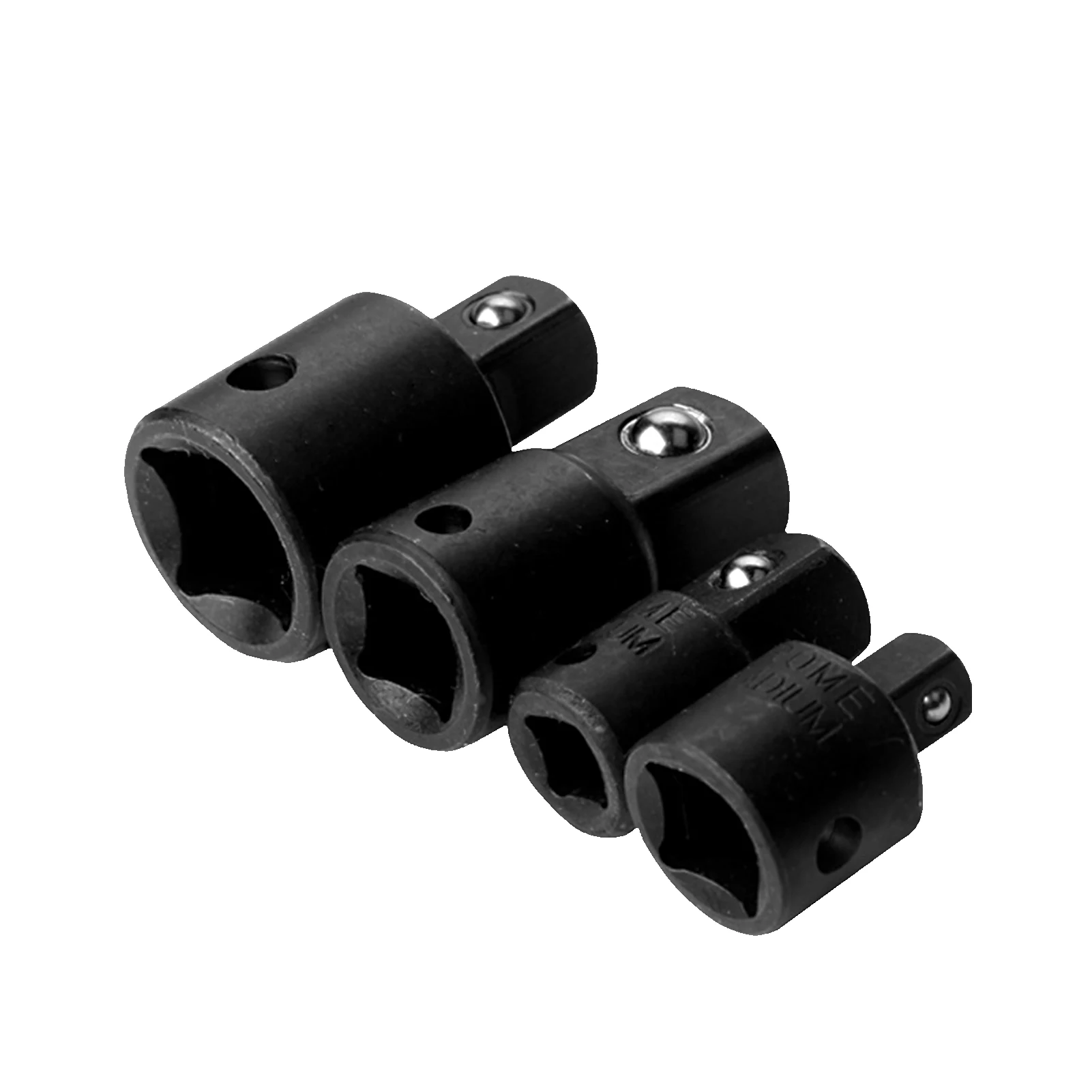 4PCS Impact Socket Adapter Reducer 1/4-Inch 3/8-Inch 1/2-Inch Impact Driver Conversions Steel Power Nut Driver for Power Drill