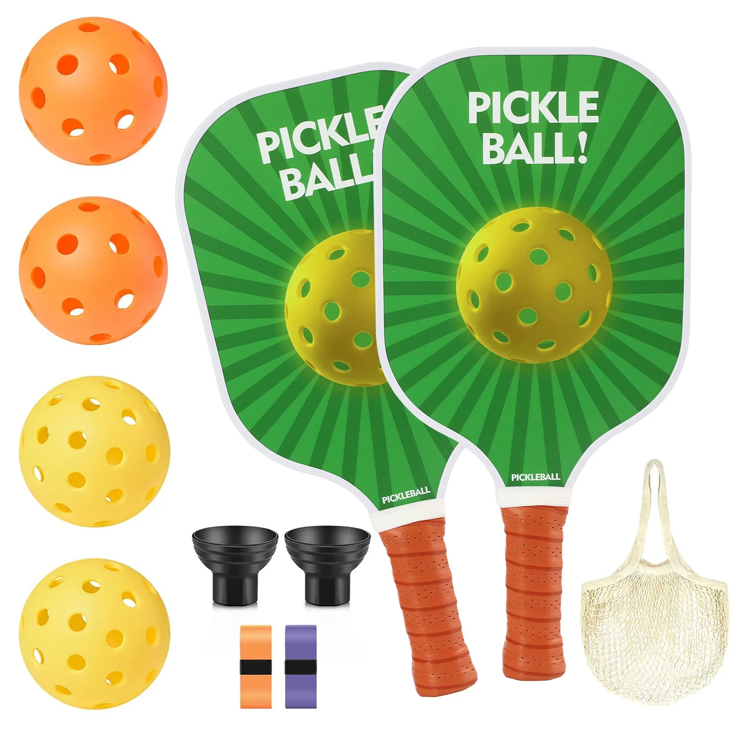 New Arrival Fiberglass Pickleball Paddle,Outdoor Recreational Pickleball Equipment for Entertainment&Daily Sports Activities