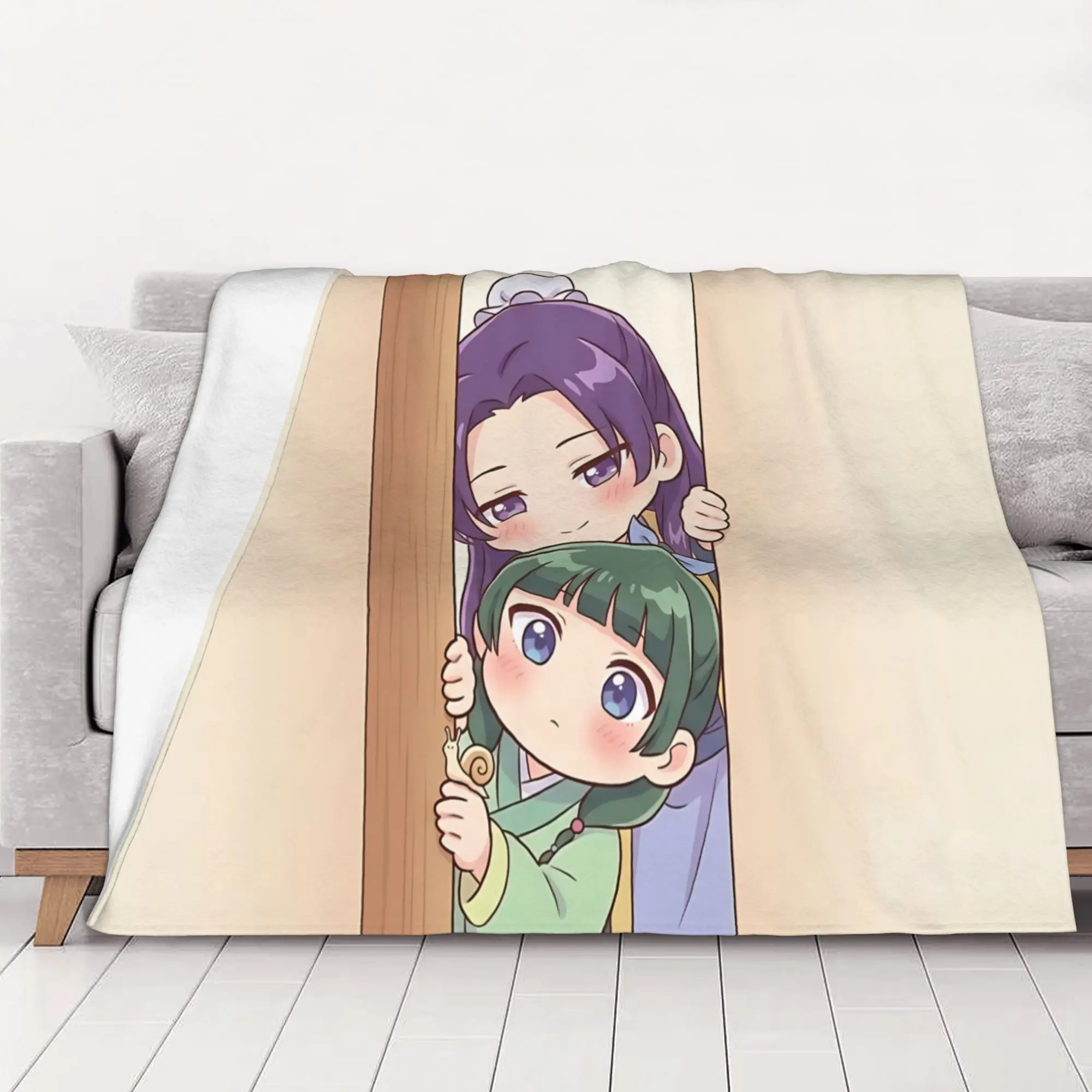 1PC home Cutecore The Apothecary MAOMAO  Blanket Super Cosy Plush Home Living Room Sofa halloween