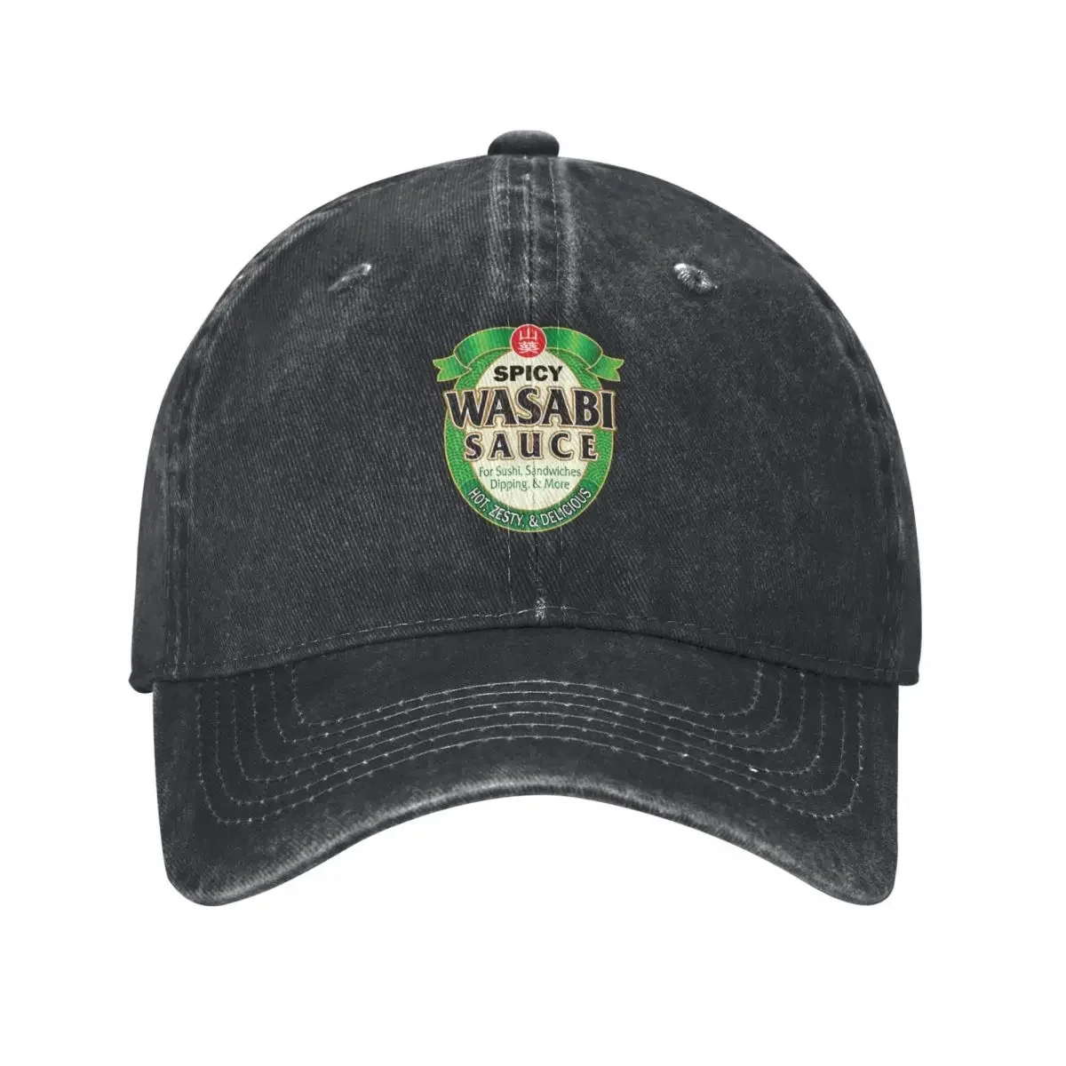 Spicy Wasabi Sauce Japanese Asian Easy Condiment Halloween Costume Baseball Cap cute Trucker Cap Sun Cap Mens Caps Women's