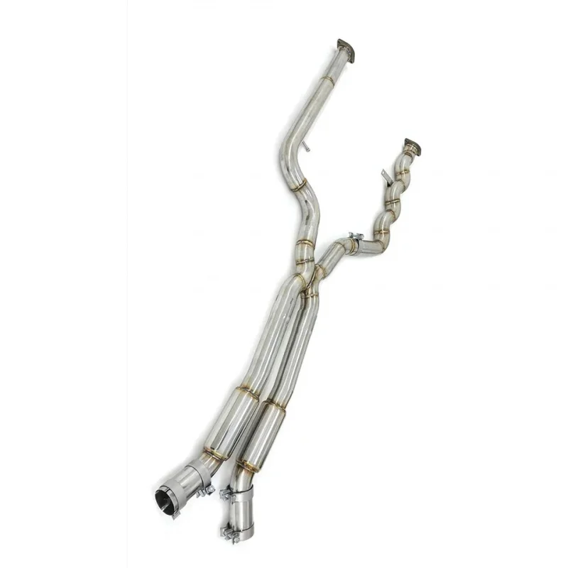 Sonicdiy High Performance Equal Length Mid Pipe For BMW M3 M4 G80 G82 S58 3.0T 2021-2022 SS304 Sport Exhaust
