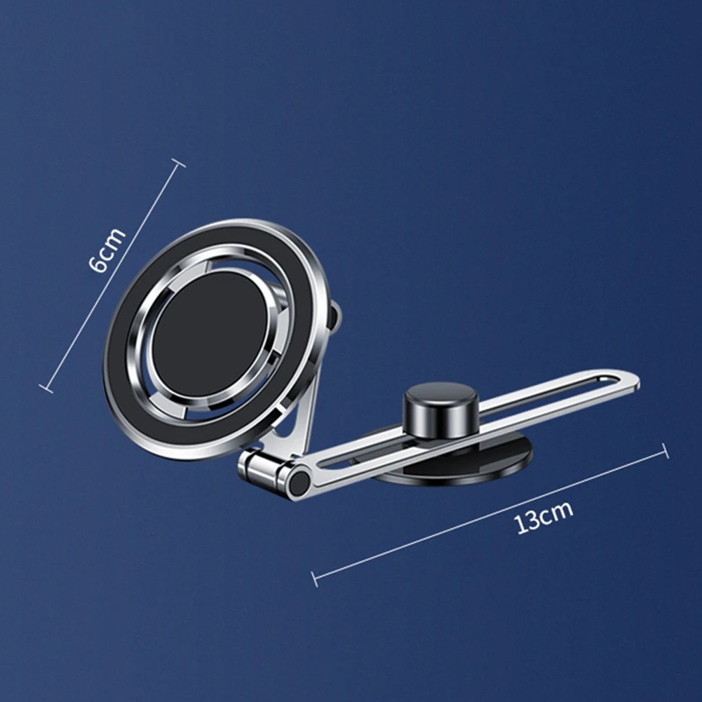 حامل هاتف سيارة غير مرئي قابل للتعديل طوي الجانب التوسع قوس 360 درجة الدورية سبائك الألومنيوم ل تسلا نموذج 3/Y/X/S