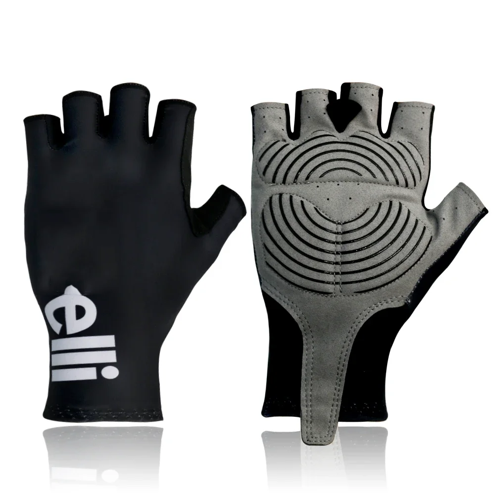 

Cycling Gloves Summer Half Finger Mens Women's Sports Shockproof Bike Gloves Gel MTB Bicycle Gloves Black Non-slip gym gloves