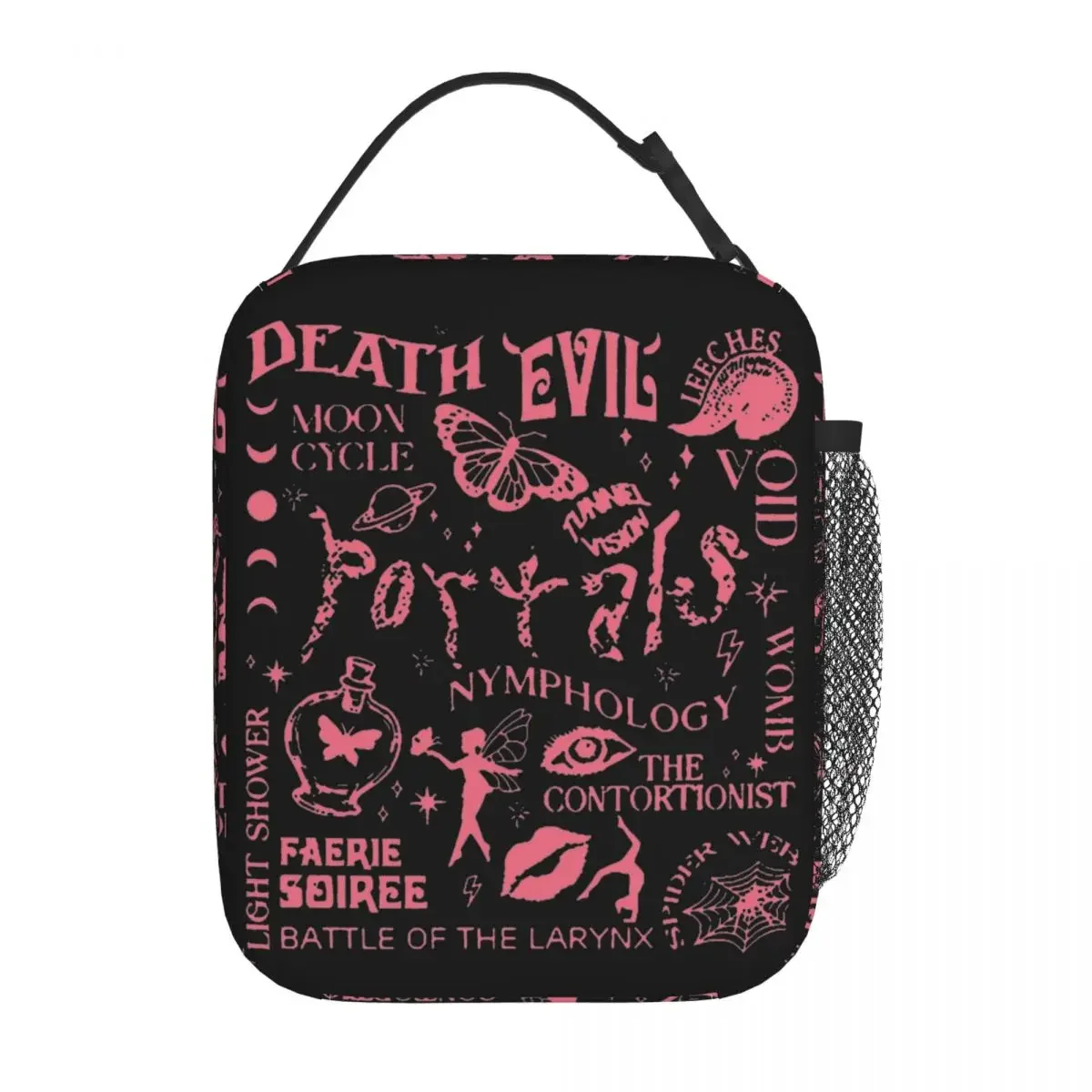 The Evil Moon Cycle Melanie Martinez Insulated Lunch Bags Cooler Bag Reusable Portable Tote Lunch Box Bento Pouch Work Picnic