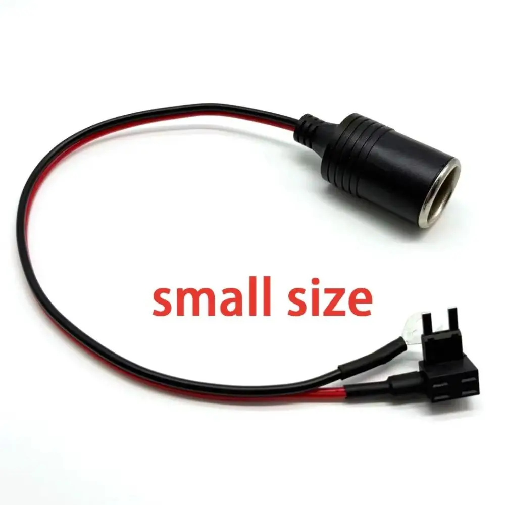 Adapter Cable Fuse Female Fuse Tap Cable Built-In Fuse Black Lighter Female Connector