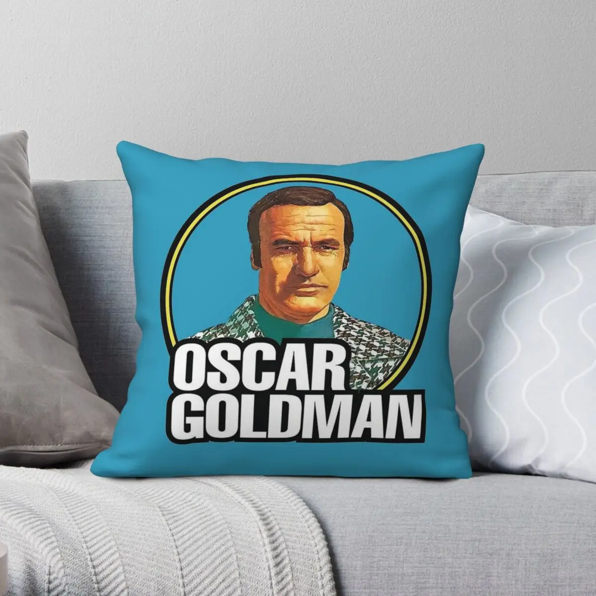 Bionic Woman Tv Oscar Goldman Square Pillowcase Polyester Linen Velvet Creative Zip Decor Home Cushion Cover 45x45