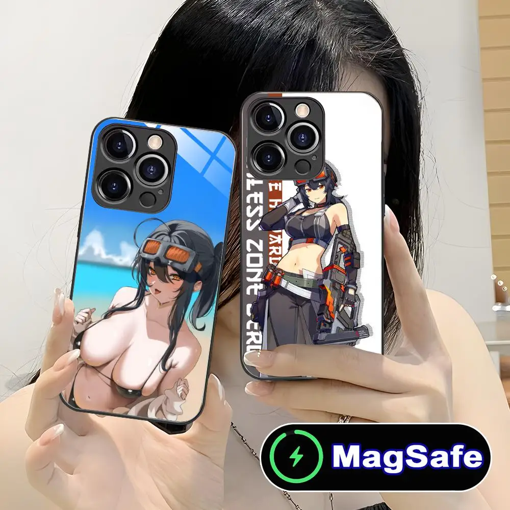 

Чехол для телефона ZZZ Grace Howard для iPhone 16, 15, 14, 13, 12, 11 Pro Max Plus Mini MagSafe, стеклянный цвет, защитные роскошные мобильные телефоны